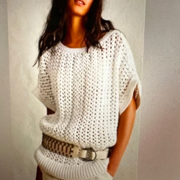 NWOT Free People , We The Free Sophia Sweater Tee - Picture 1 of 3